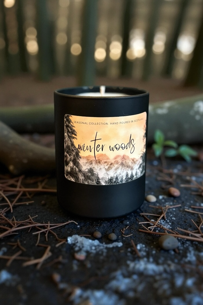Seasonal Winter Woods Candle
